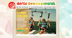 Desktop Screenshot of destinbeachparasail.com